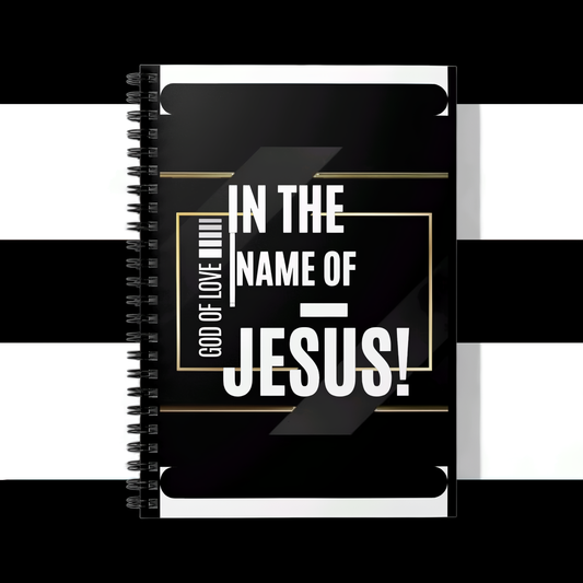 In The Name of JESUS Notebook - Ruled Line