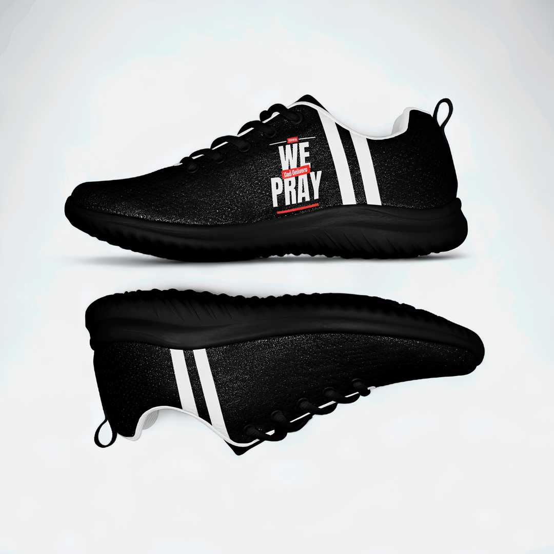 We Pray, God Delivers Women’s athletic shoes