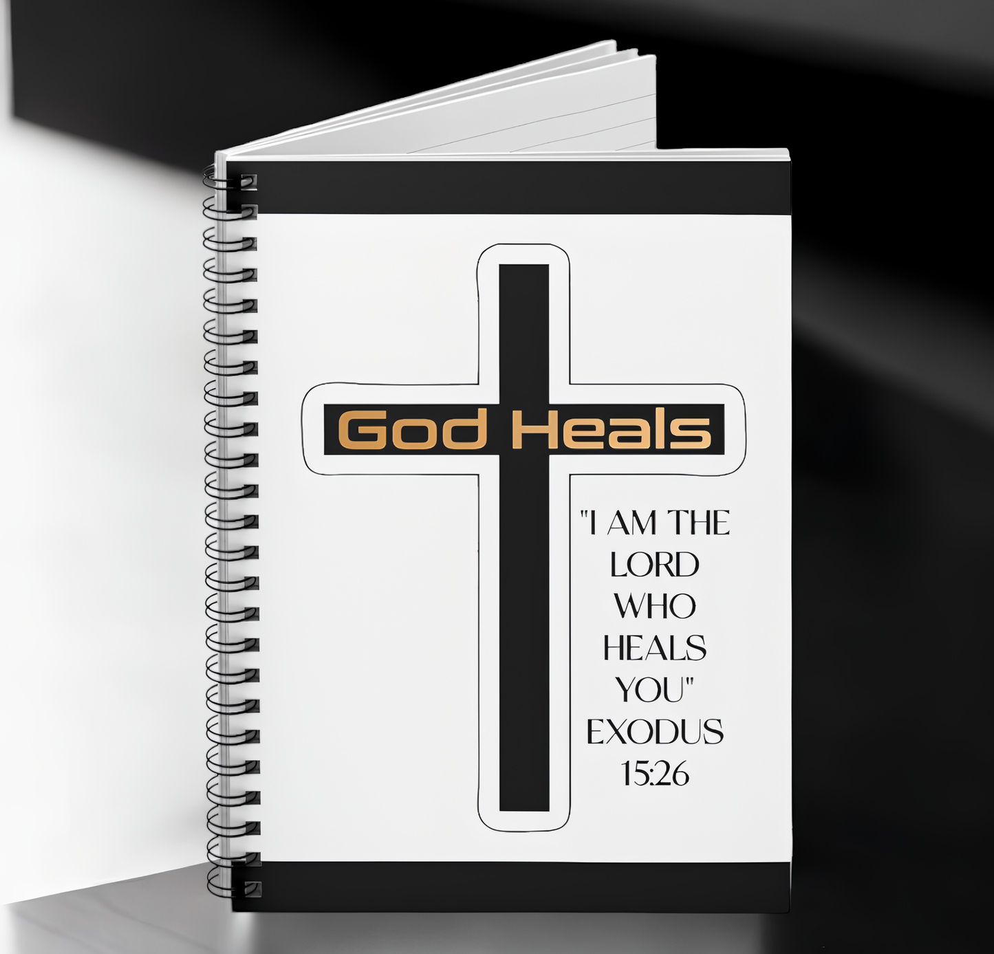 GOD HEALS Christian Notebook 