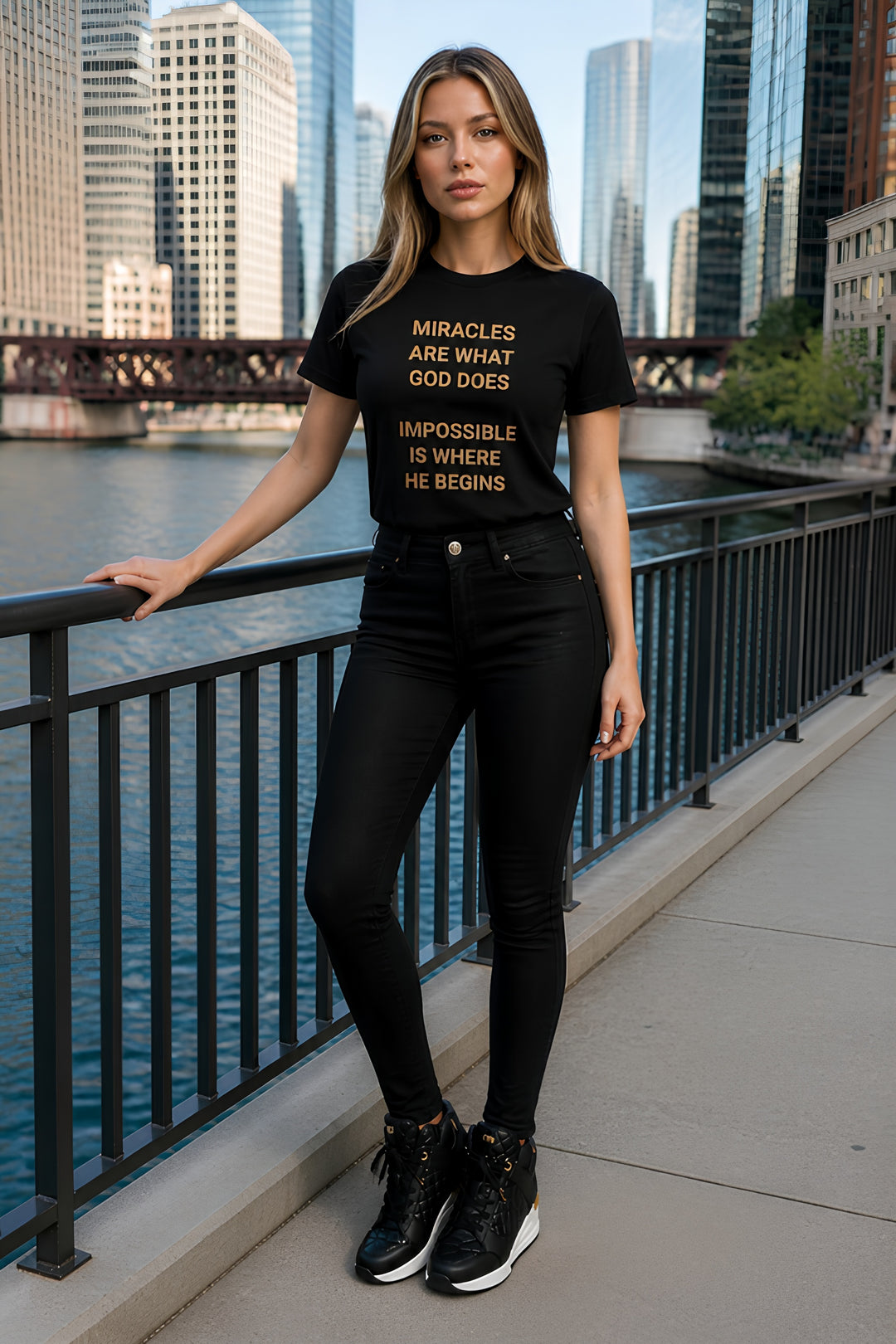 "Miracles are what God does" Women's Favorite Tee
