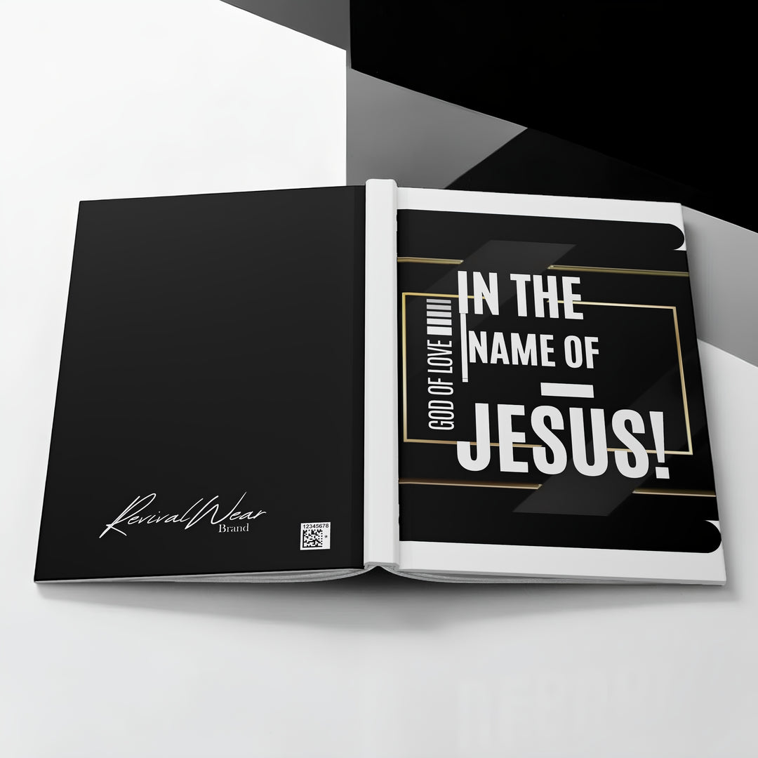 "In the Name of Jesus" Christian Prayer & Devotional Notebook