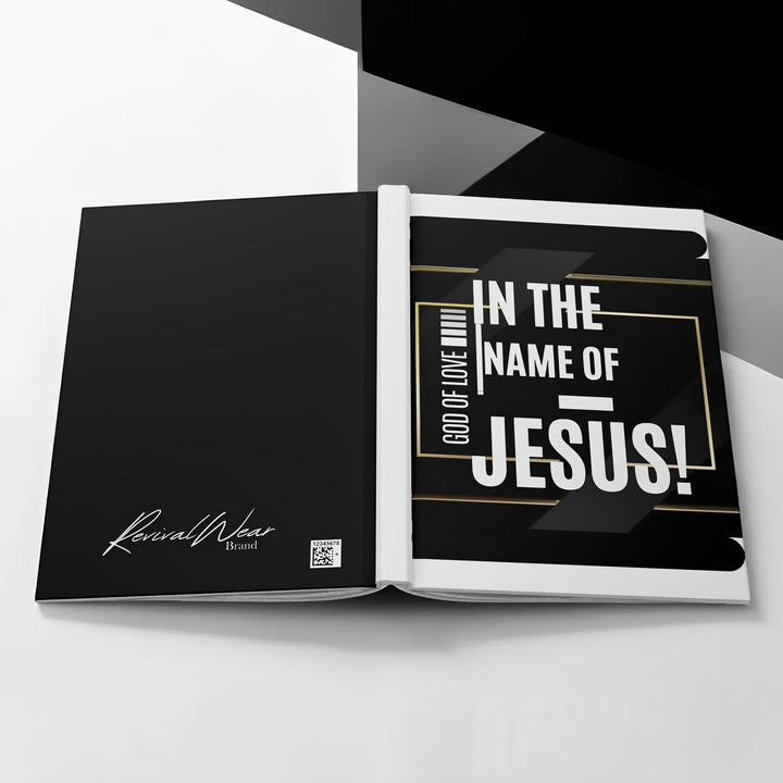 "In the Name of Jesus" Christian Prayer & Devotional Notebook