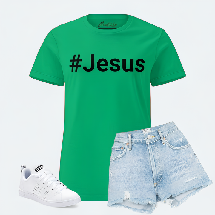 #Jesus Women’s basic softstyle t-shirt