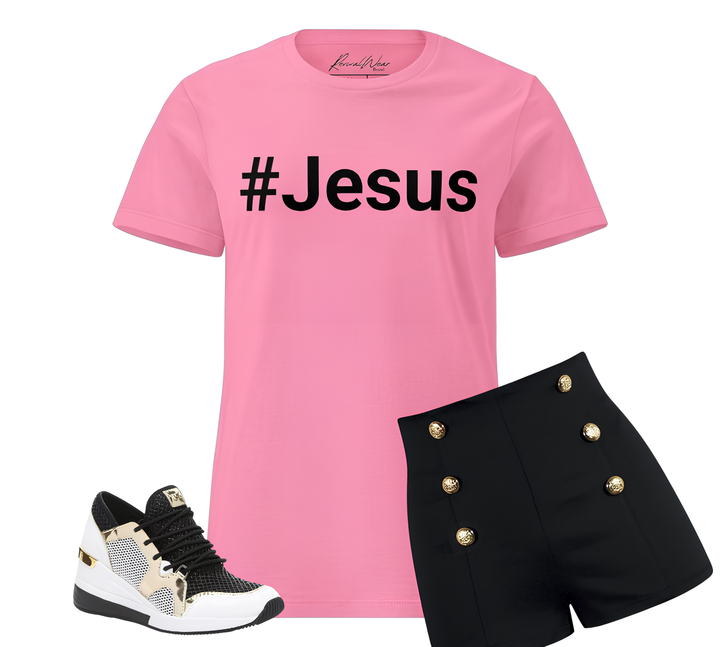 #Jesus Women’s basic softstyle t-shirt