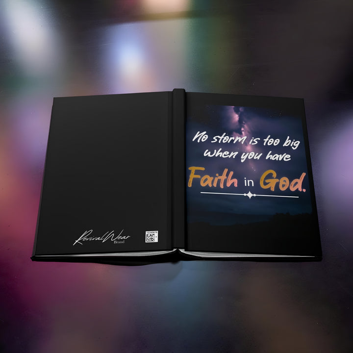 Faith in God Hardcover Journal — Inspirational Christian Prayer & Devotional Notebook
