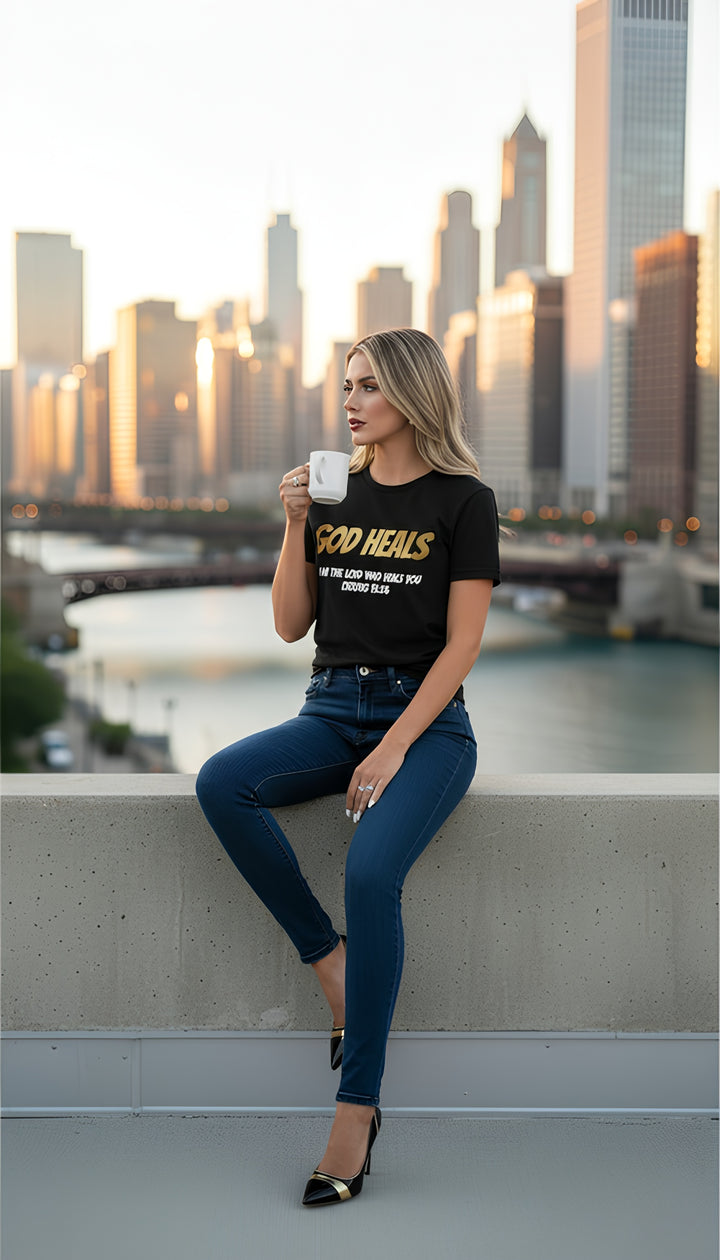 GOD HEALS Women's Revival tee