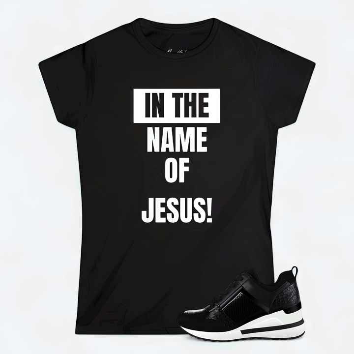 In The Name of JESUS Women's Softstyle Tee