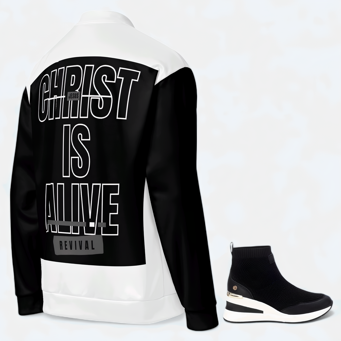 Christ is Alive Women's Bomber Jacket