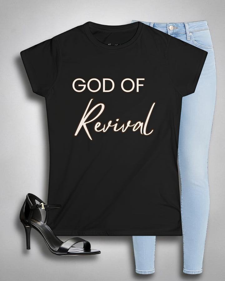 God of Revival Women's Christian Tee