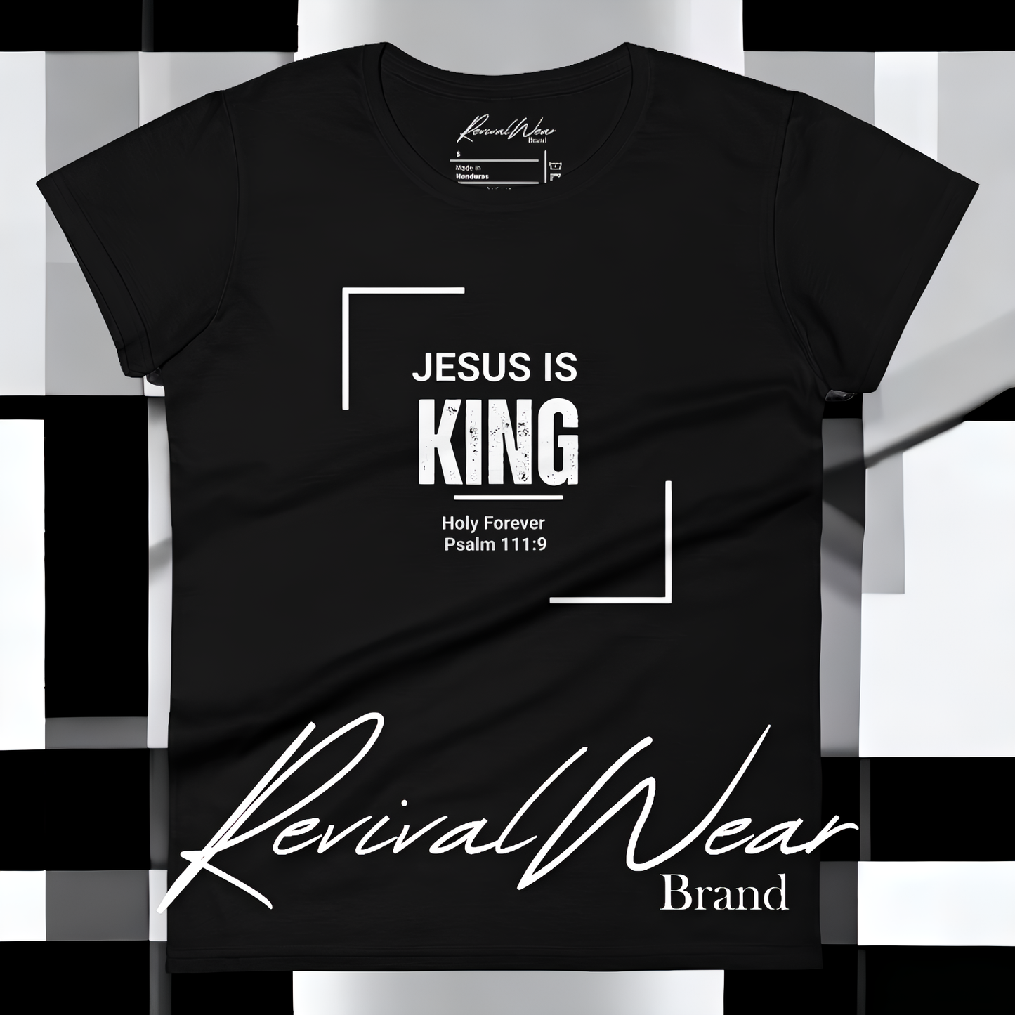 Jesus is King Women's short sleeve Christian T-Shirt
