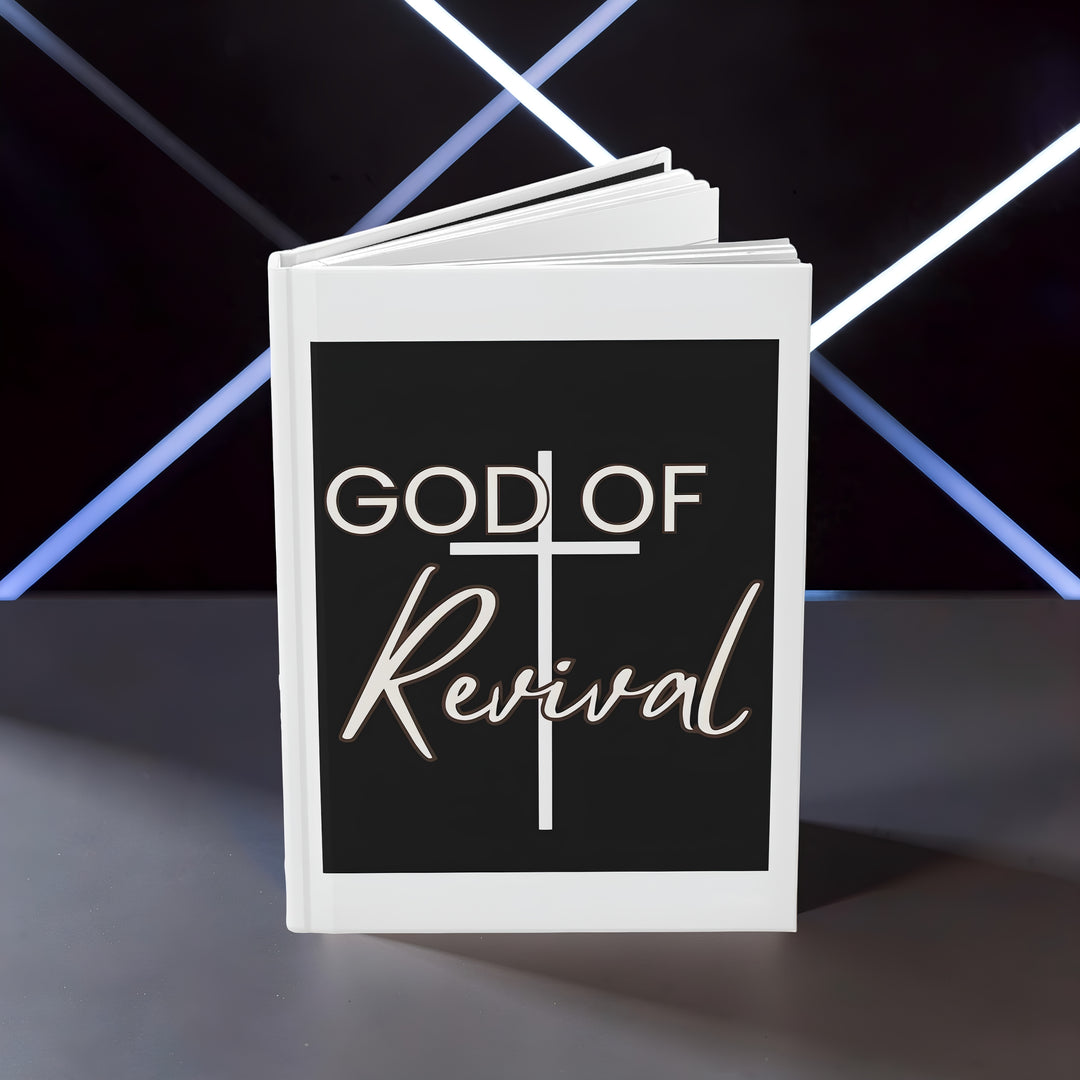 God of Revival Hardcover Journal — Christian Prayer & Devotional Notebook