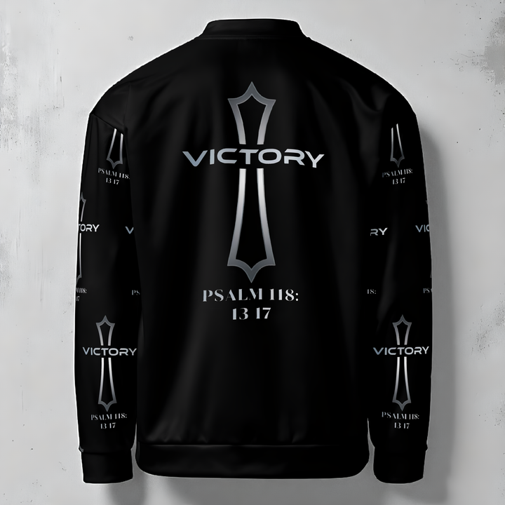 Victory in Jesus women's Bomber Jacket