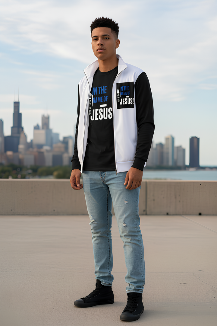 In The Name of Jesus Men's Christian Short Sleeve T-shirt