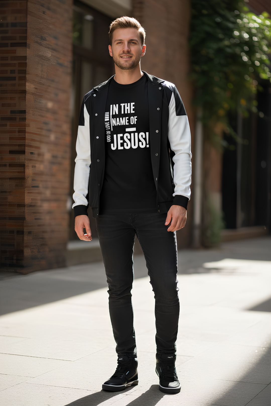 In The Name of Jesus Men's Short Sleeve T-shirt