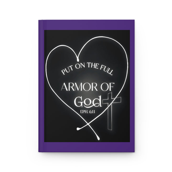 Armor of God Hardcover Journal — "Put On The Full Armor of God" Christian Prayer Notebook