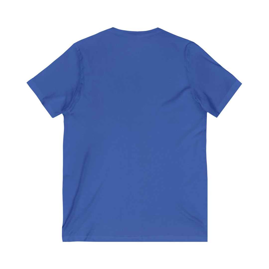 We Pray, God Delivers Women's V-Neck Tee - 'God Delivers' Inspirational Shirt