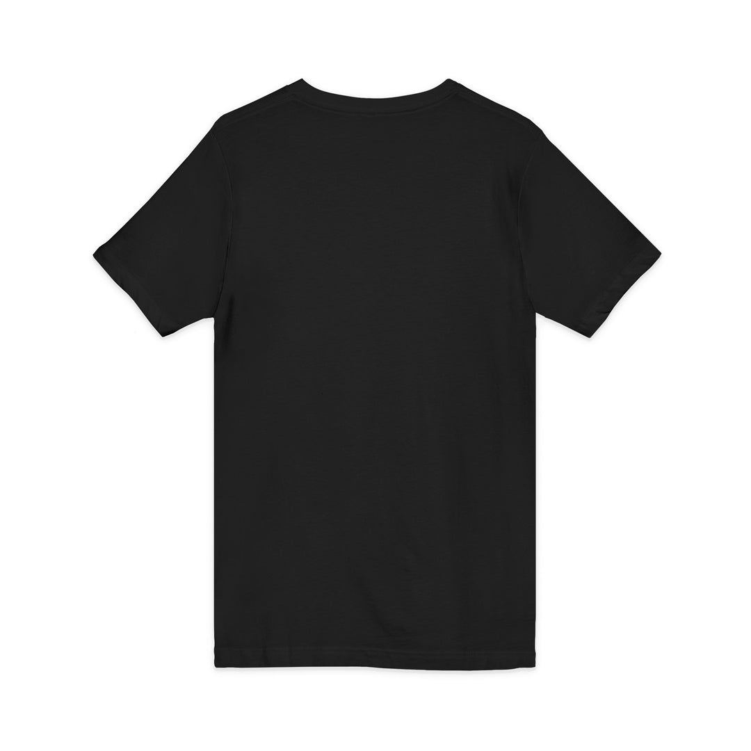 Jesus Faith V-Neck Tee — "In the Name of Jesus!" Christian Graphic Shirt