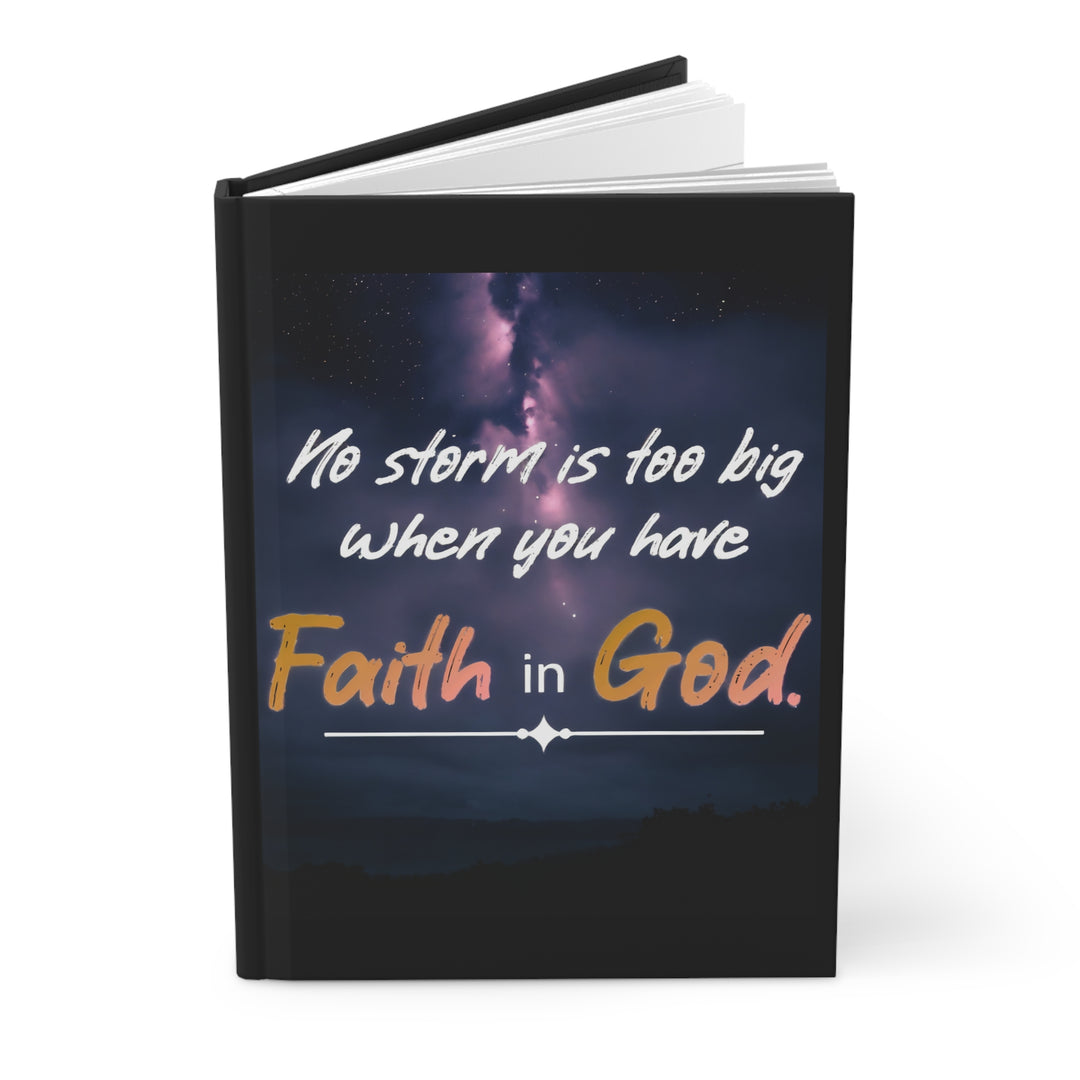 Faith in God Hardcover Journal — Inspirational Christian Prayer & Devotional Notebook