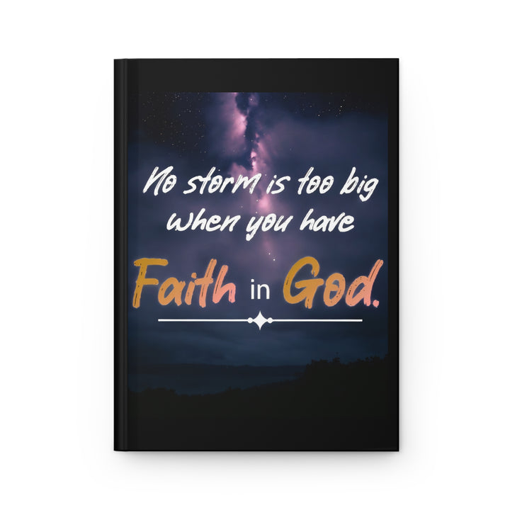 Faith in God Hardcover Journal — Inspirational Christian Prayer & Devotional Notebook