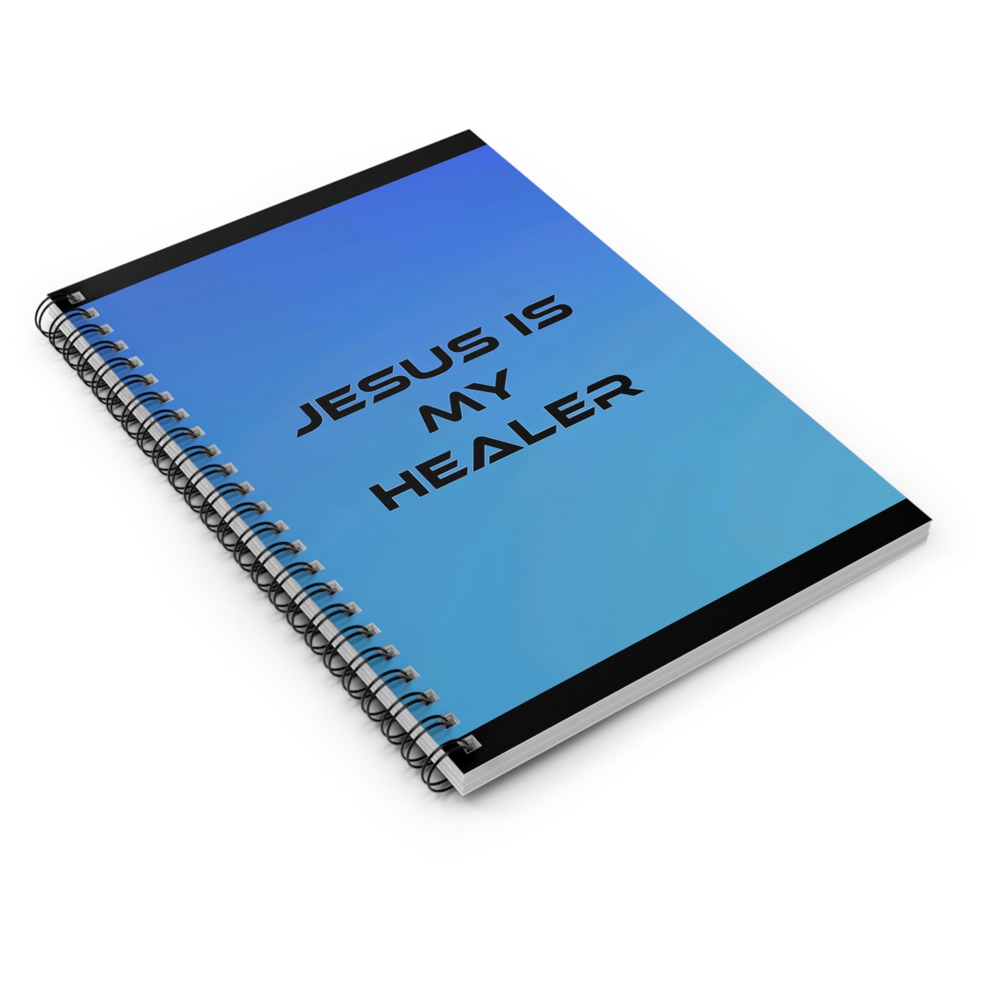 Jesus is my Healer Christian Notebook - Ruled Line