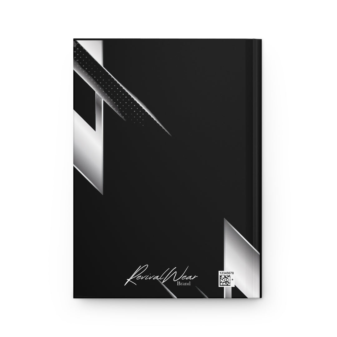 Trust in God Hardcover Journal — Matte Black Inspirational Prayer & Faith Notebook