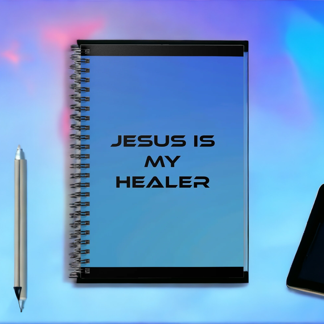 Jesus is my Healer Christian Notebook - Ruled Line