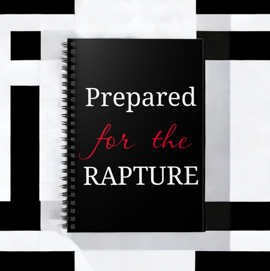 Prepared for the Rapture Christian Notebook - Ruled Line