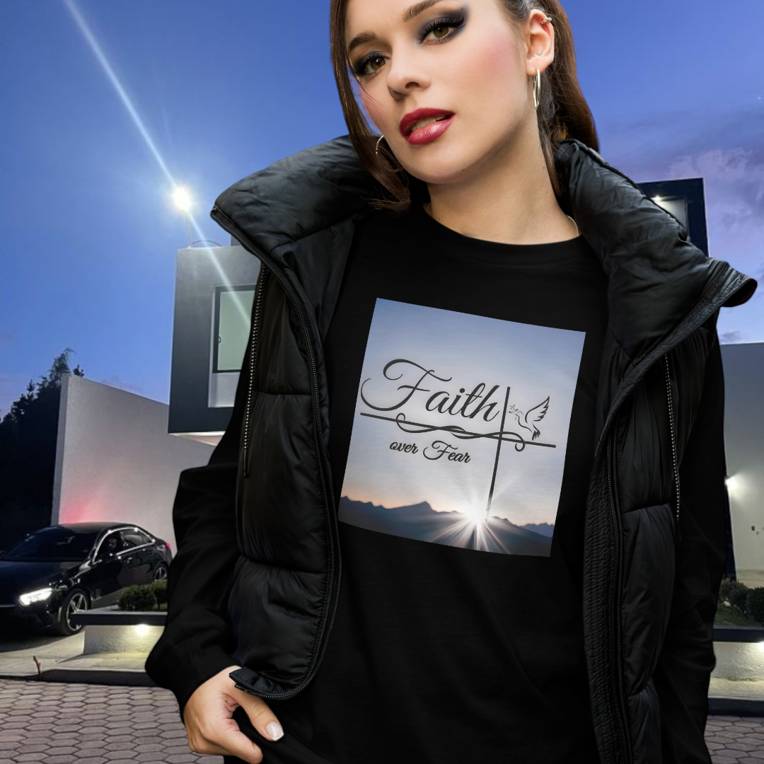 Faith over Fear Women's Long Sleeve Tee