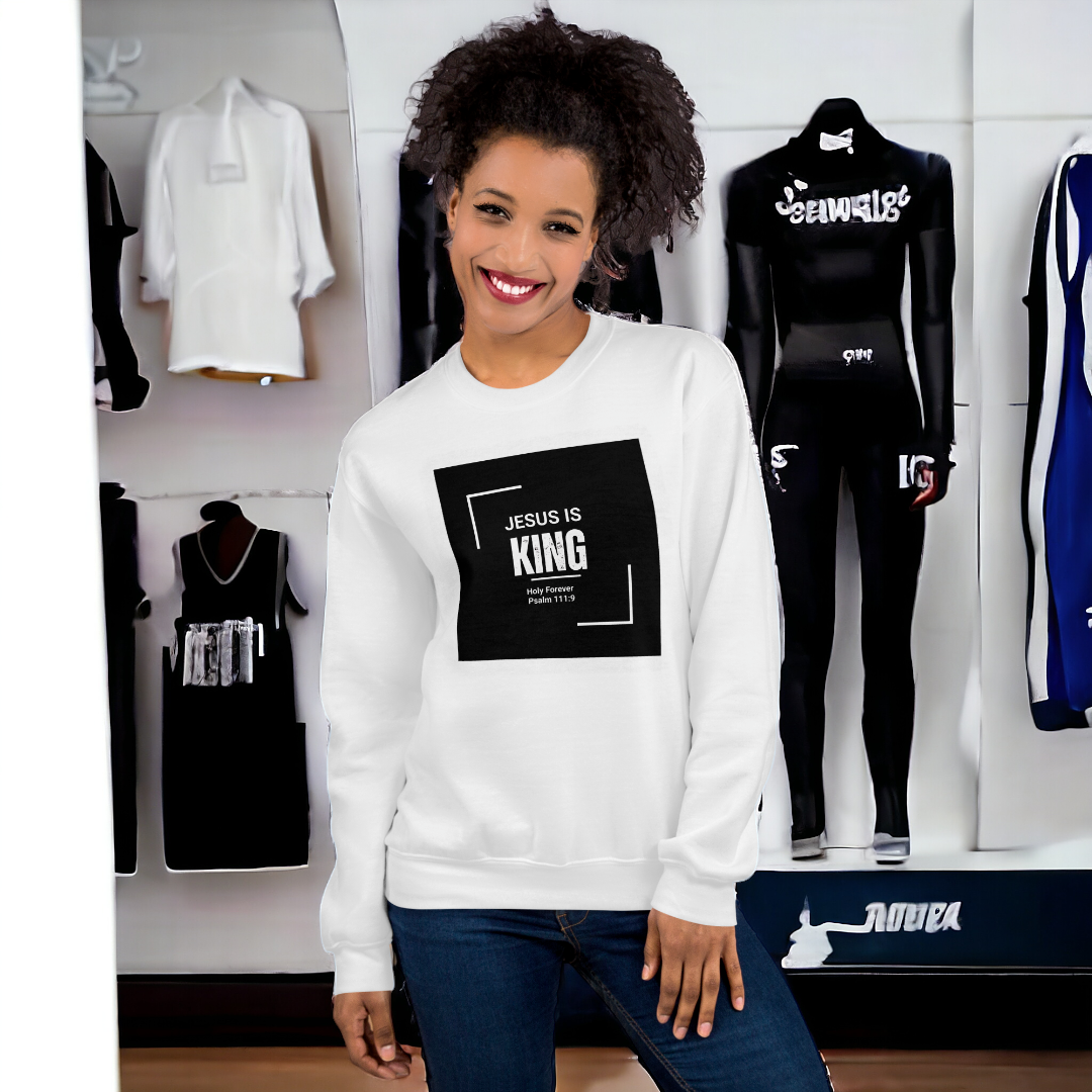 Jesus is King Women's Christian Sweatshirt