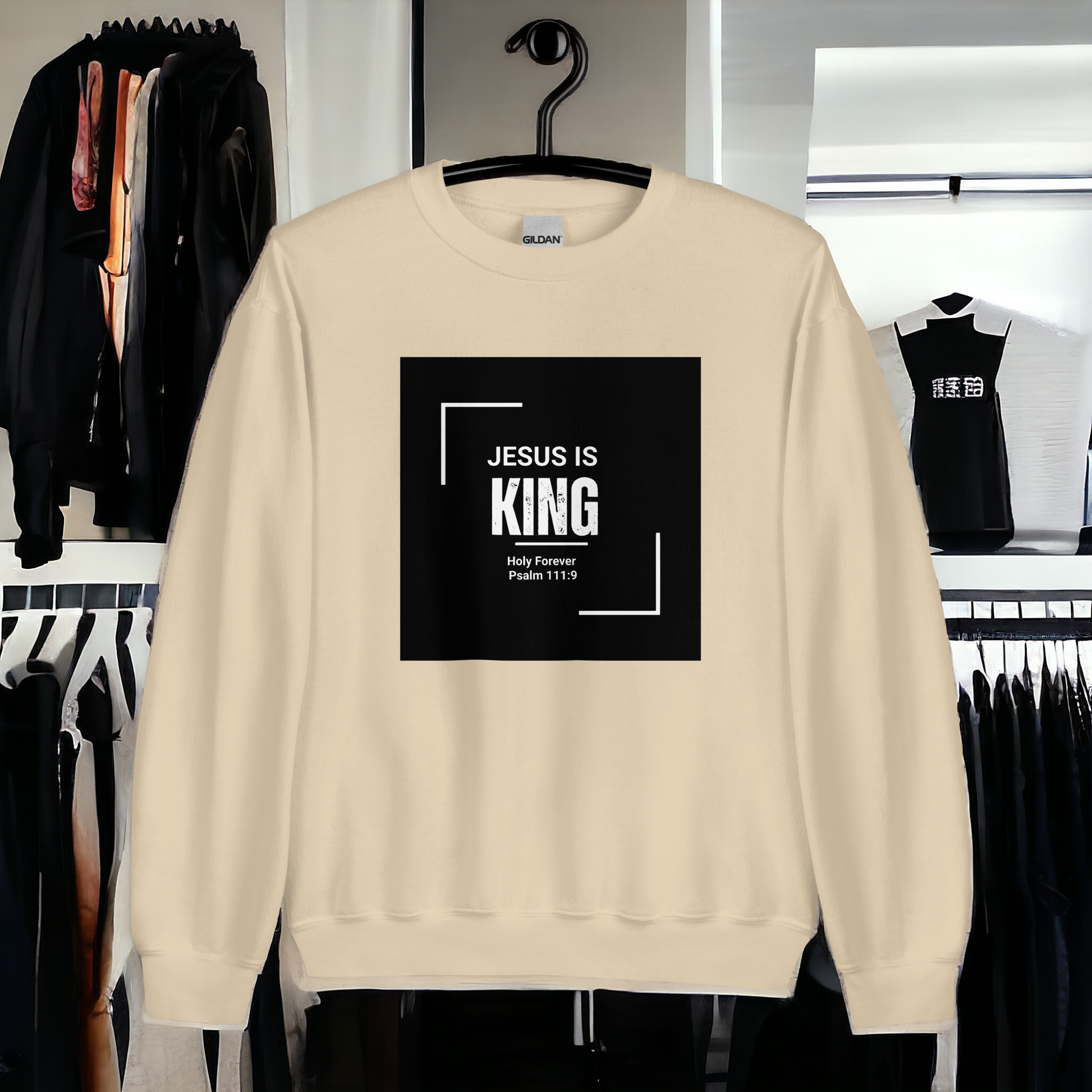 Jesus is King Women's Christian Sweatshirt