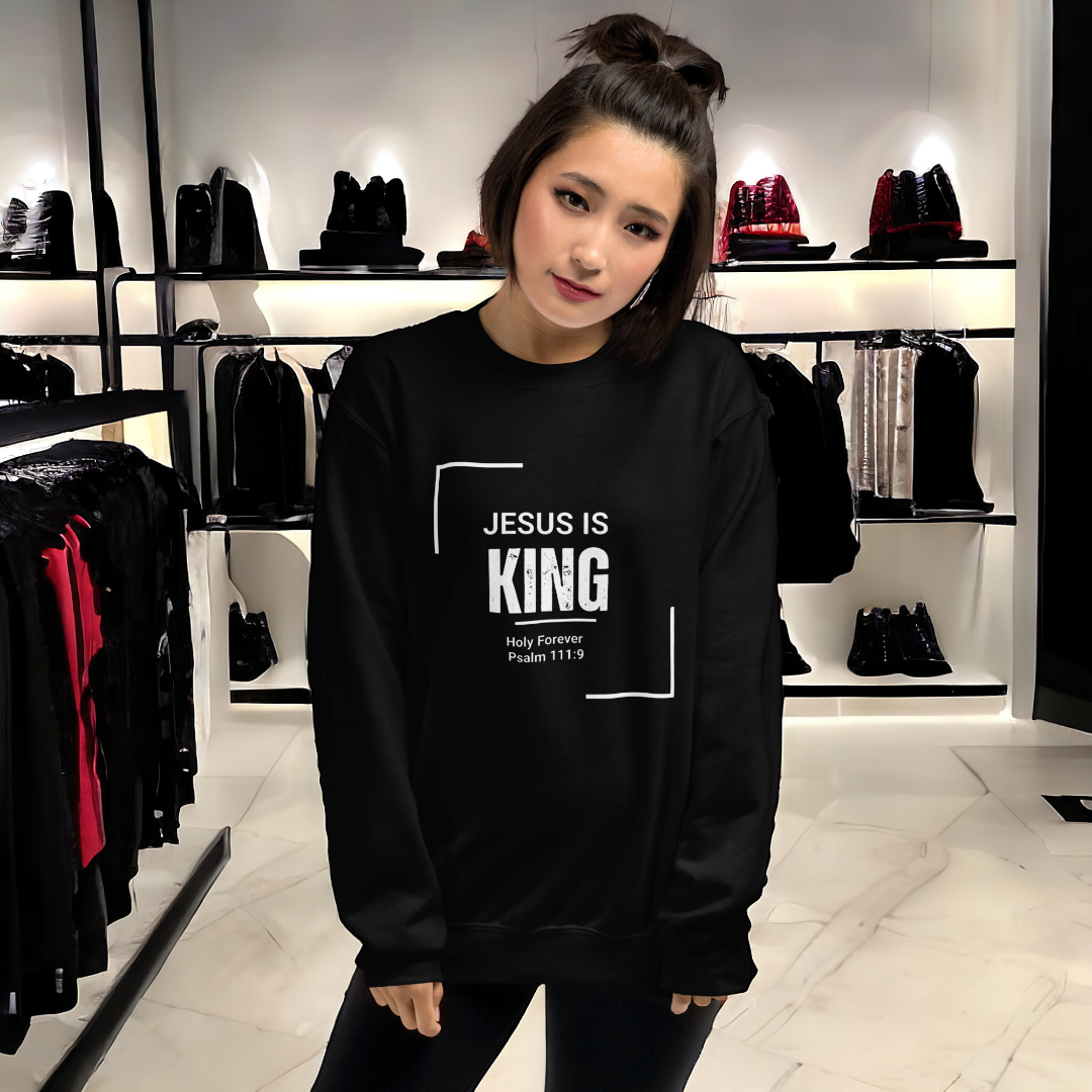 Jesus is King Women's Sweatshirt