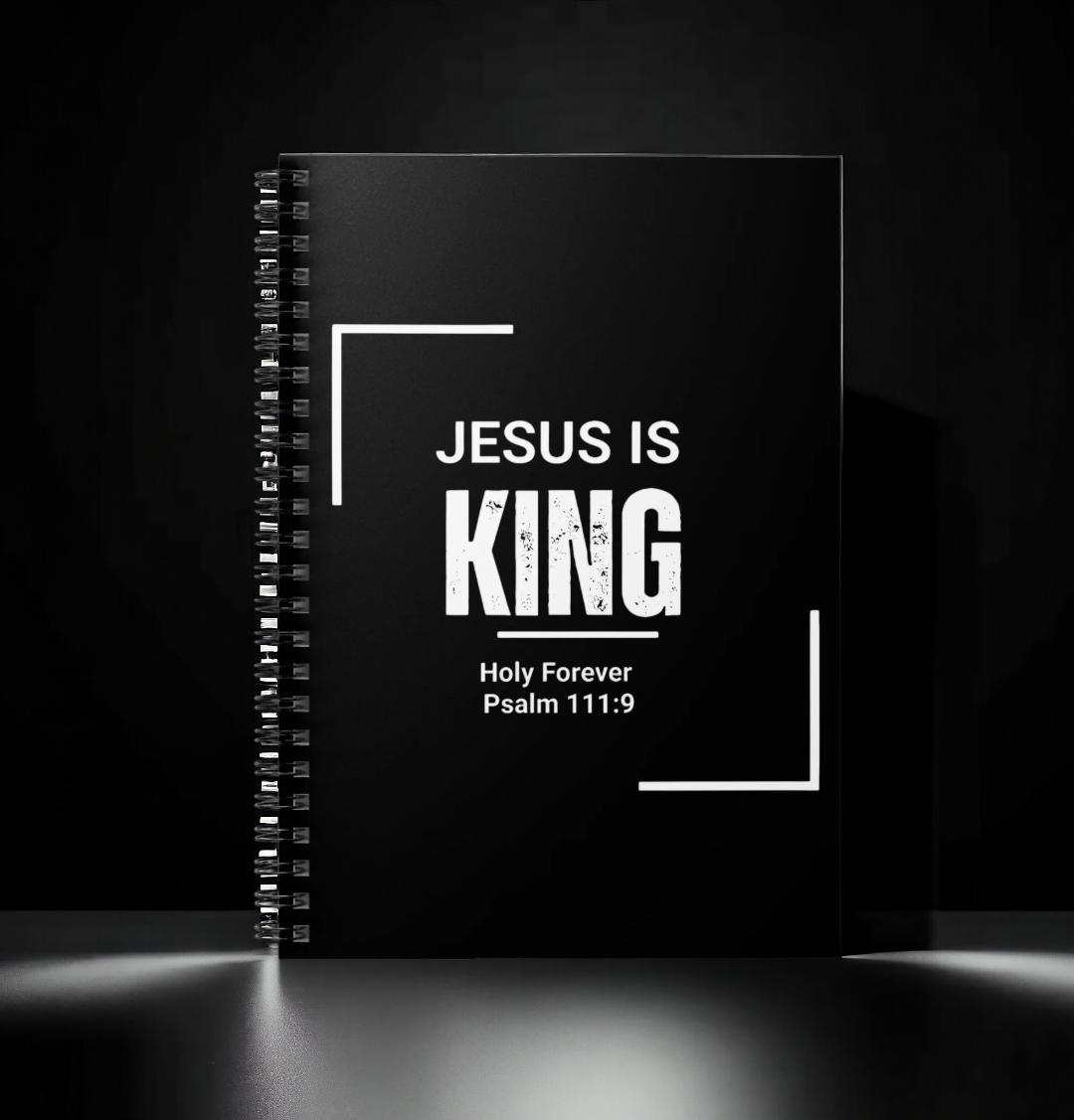 Jesus is King Christian Notebook