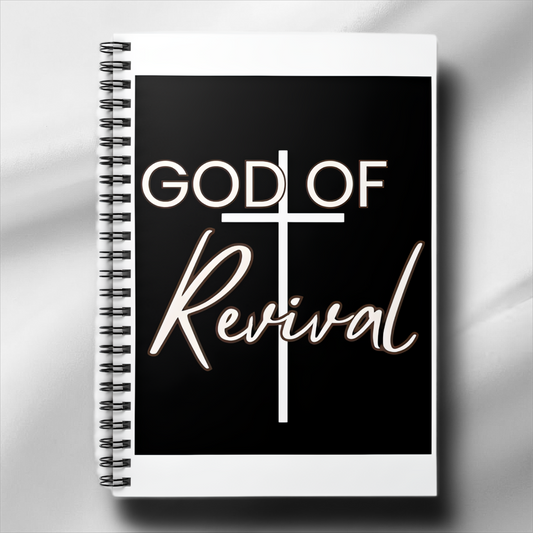 God of Revival Christian Notebook | RevivalWear Brand