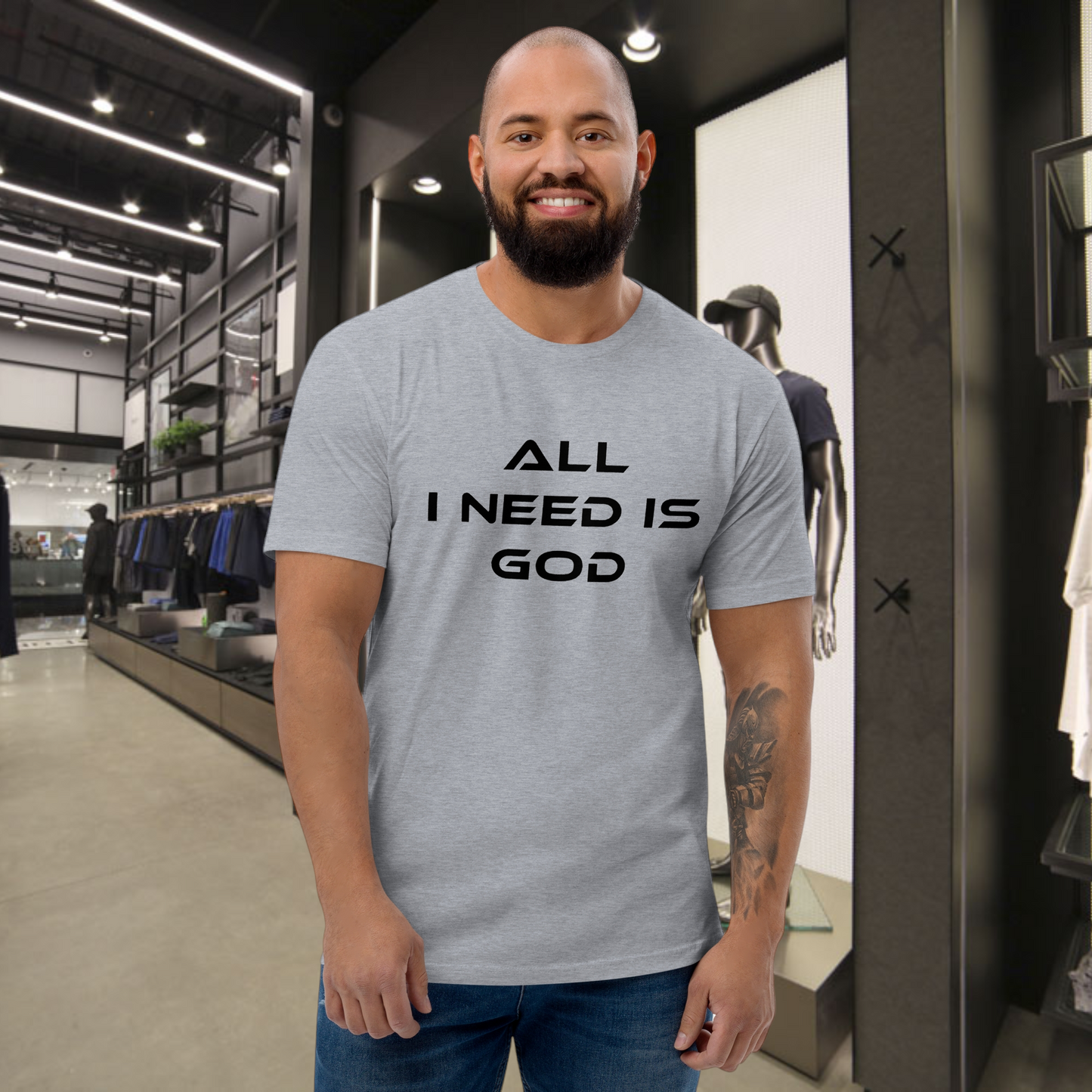 All I need is God Men's Short sleeve T-shirt