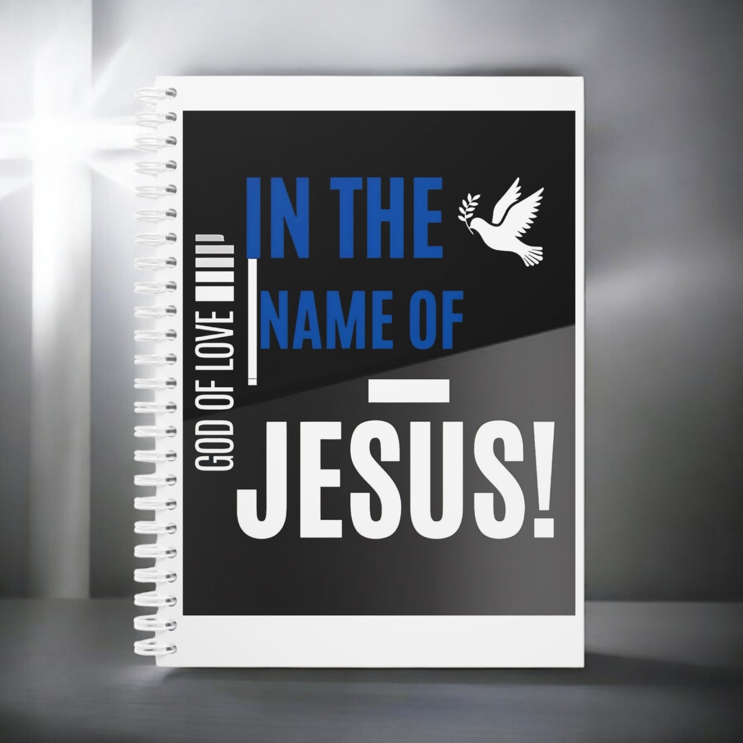 In The Name of Jesus Spiral Notebook