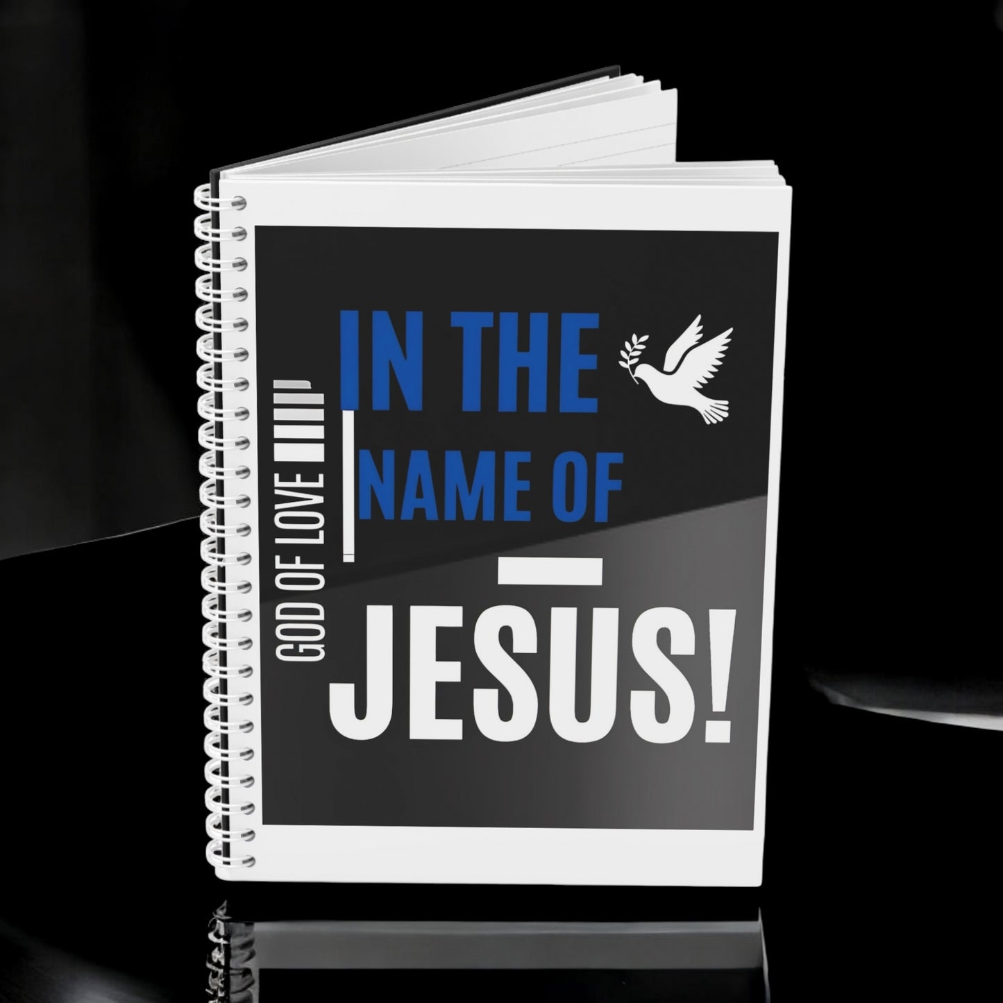 In The Name of Jesus Spiral Notebook