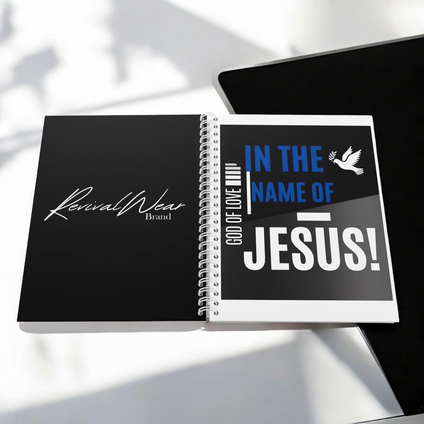 In The Name of Jesus Spiral Notebook