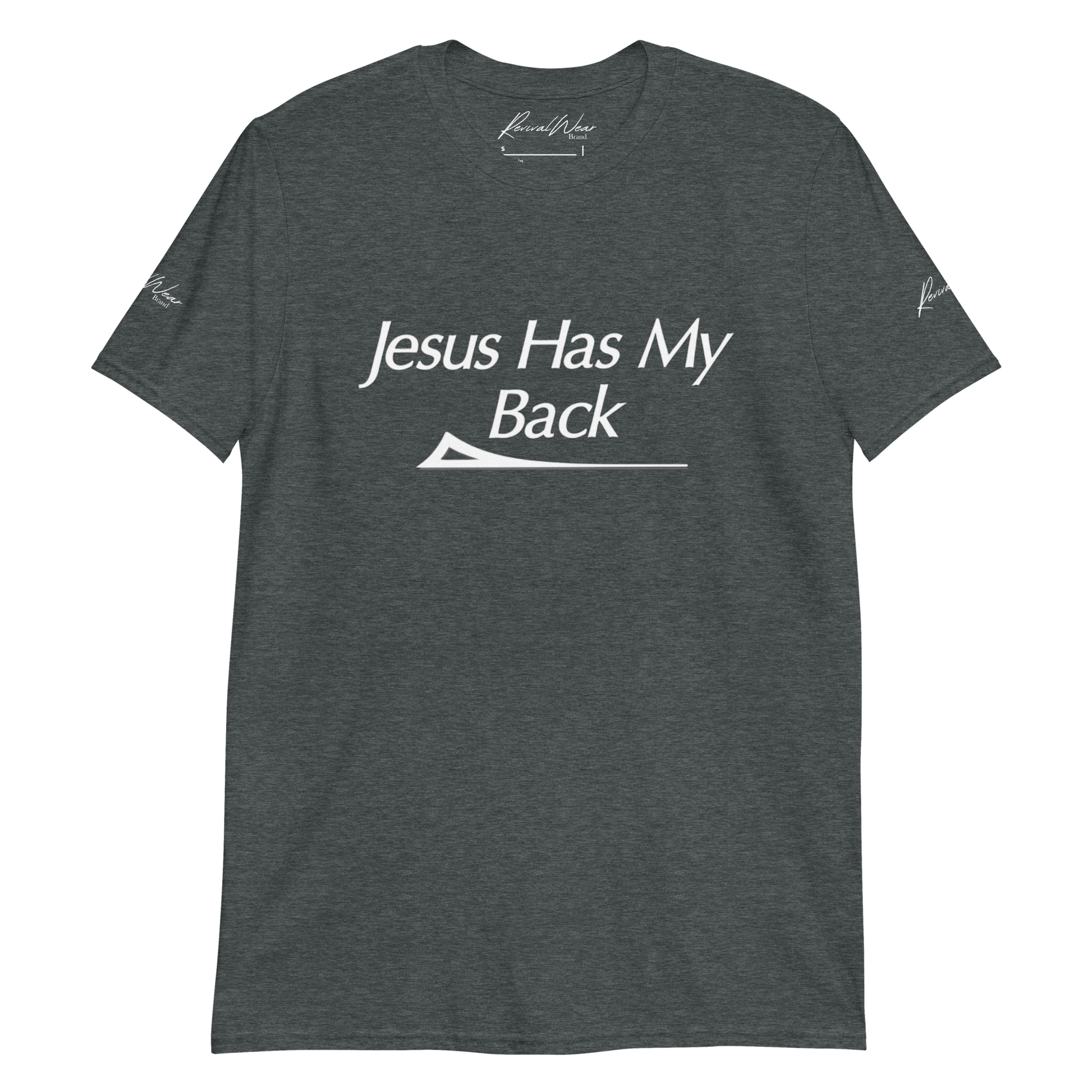 Jesus has my back Short-Sleeve Christian T-Shirt