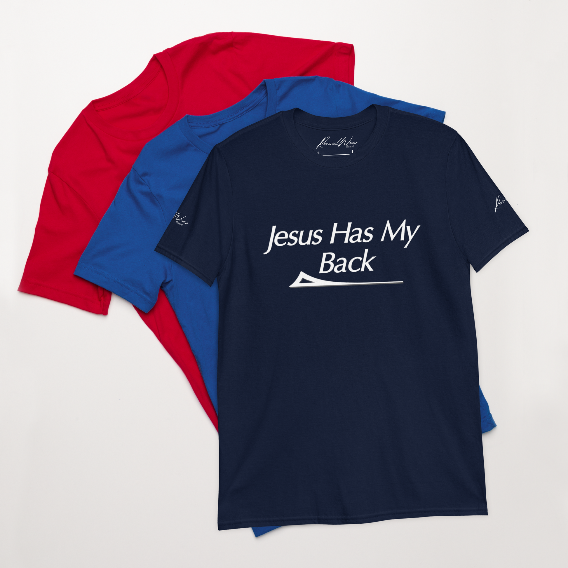 Jesus has my back Short-Sleeve Christian T-Shirt