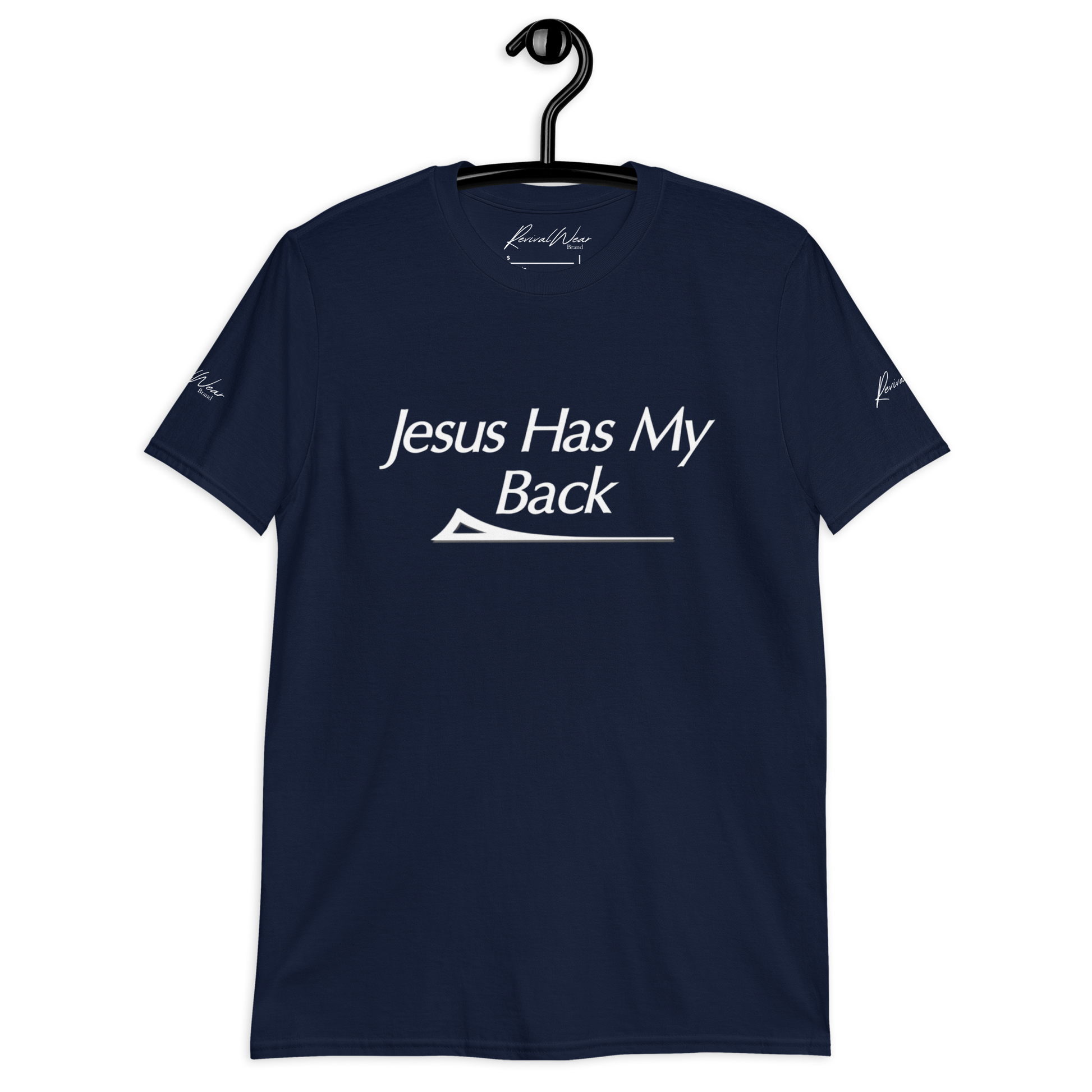 Jesus has my back Short-Sleeve Christian T-Shirt