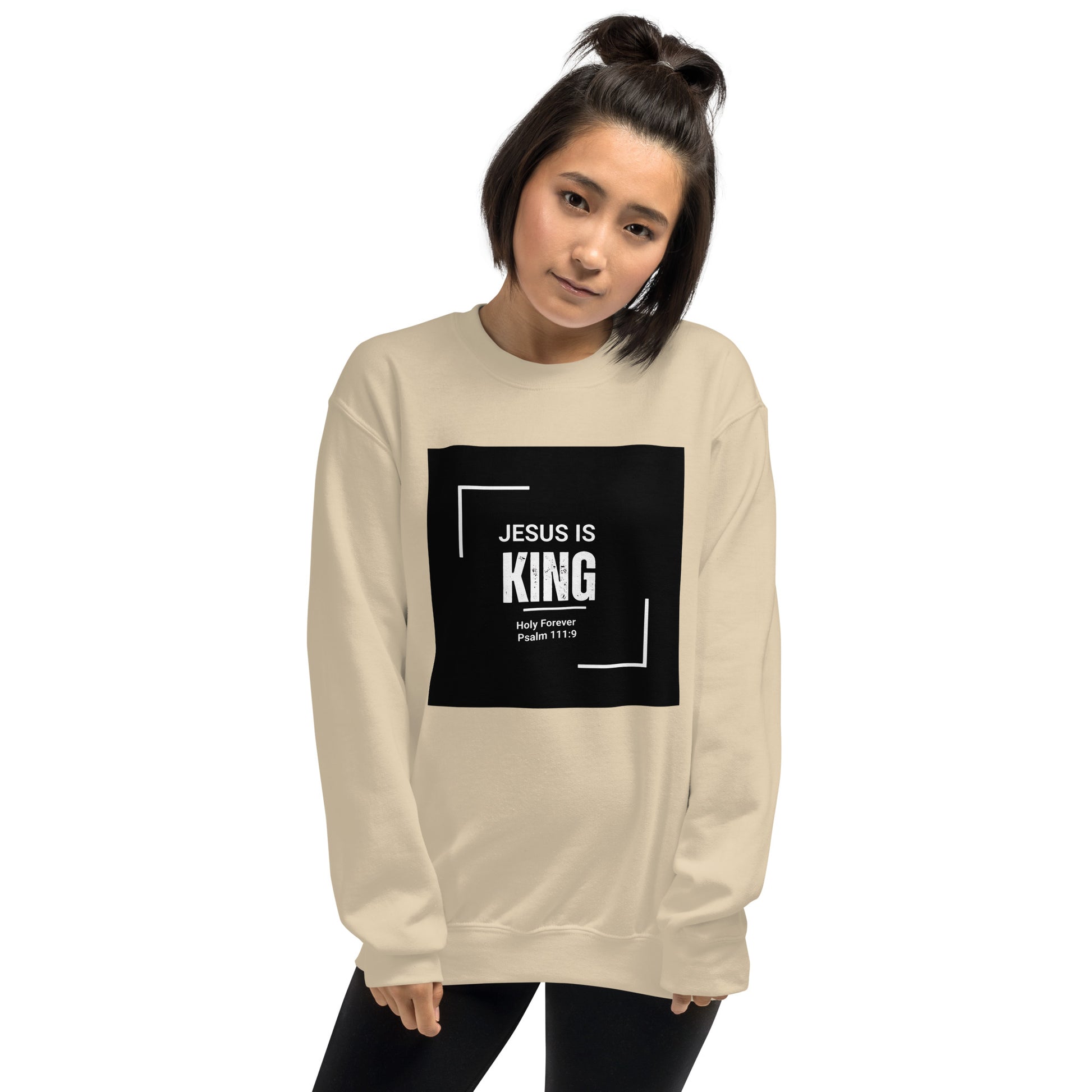 Jesus is King Women's Christian Sweatshirt