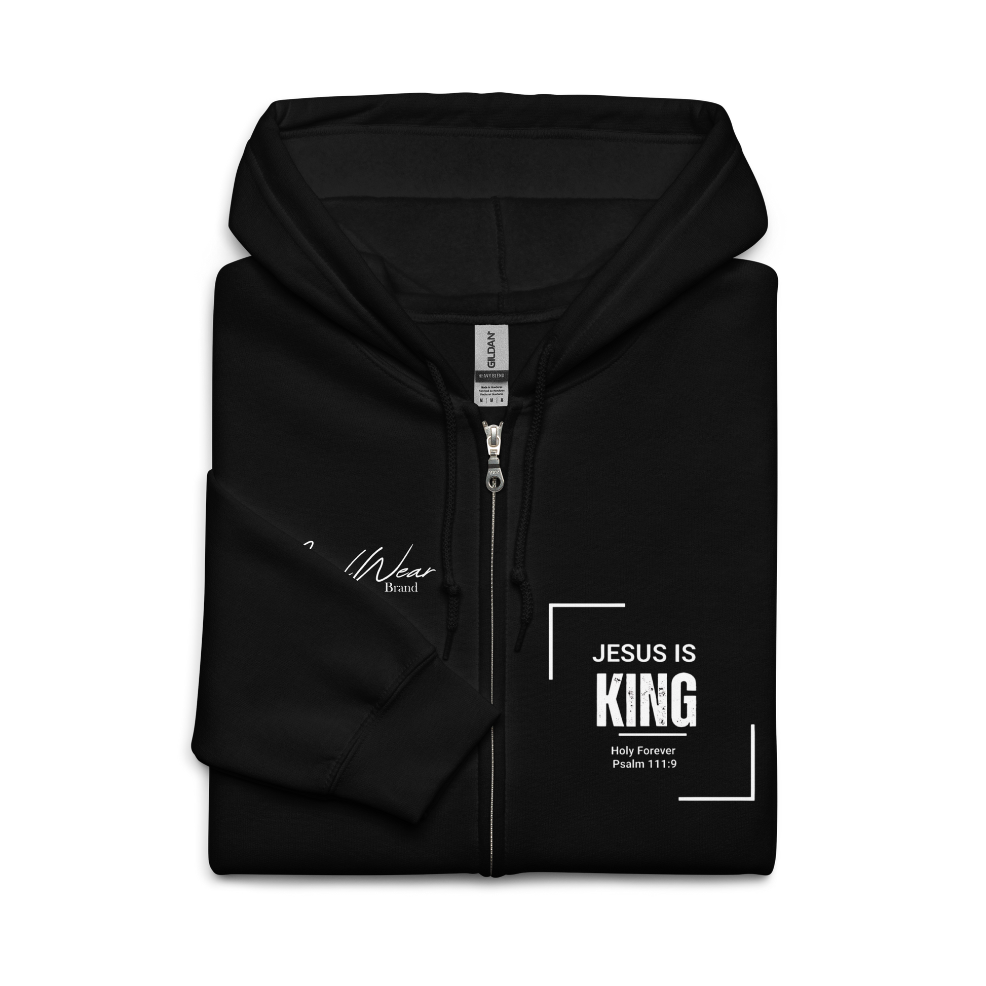 Jesus is King women's heavy blend zip hoodie