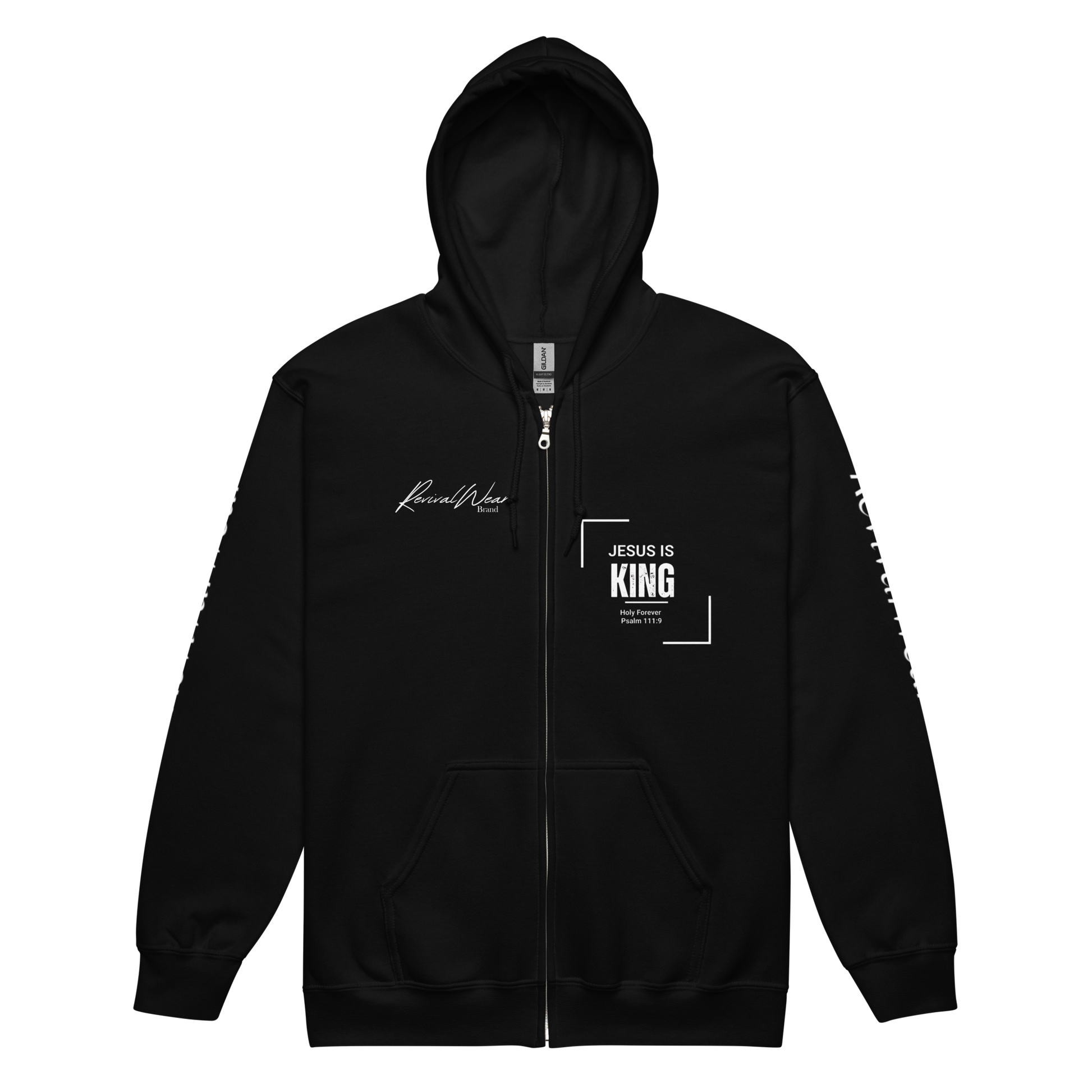 Jesus is King women's heavy blend zip hoodie