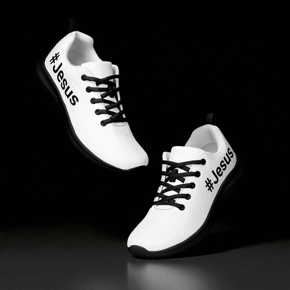 #Jesus white and black Women’s athletic shoes