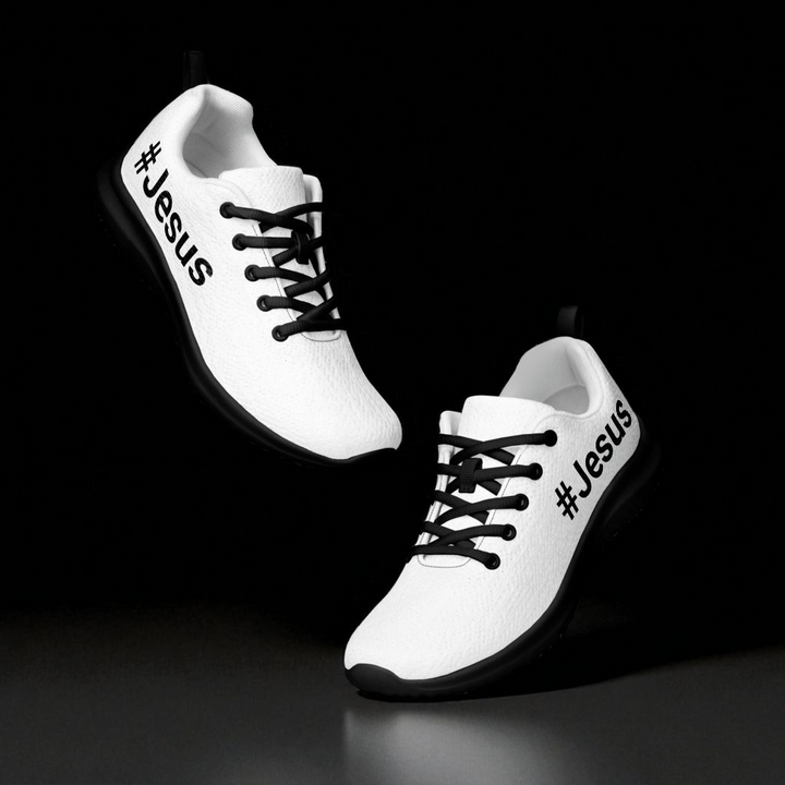 #Jesus white and black Women’s athletic shoes