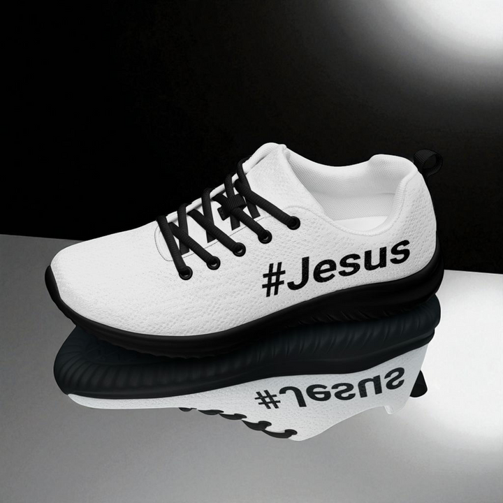 #Jesus white and black Women’s athletic shoes