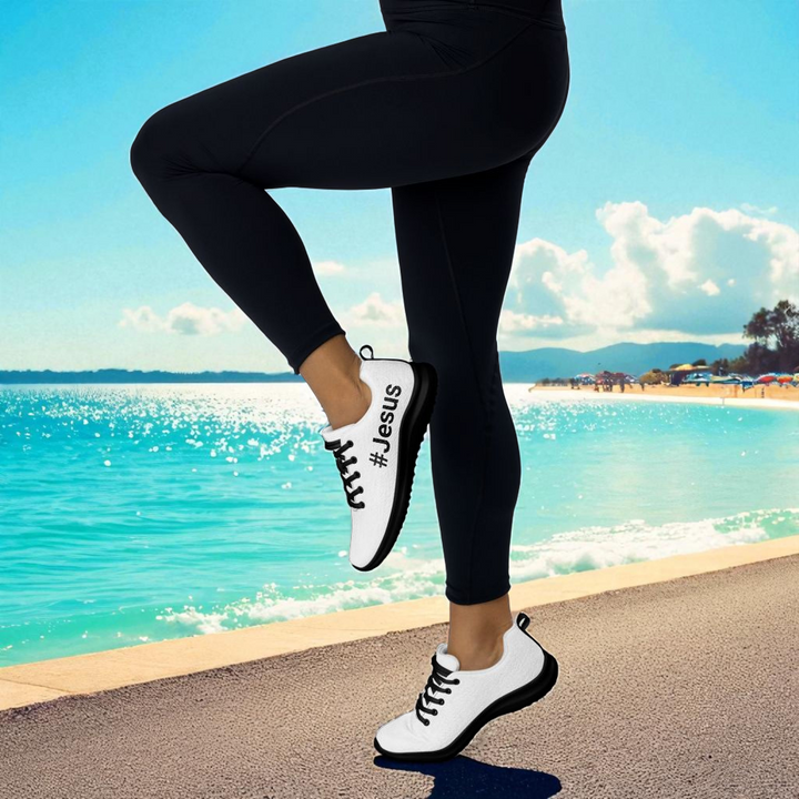 #Jesus white and black Women’s athletic shoes