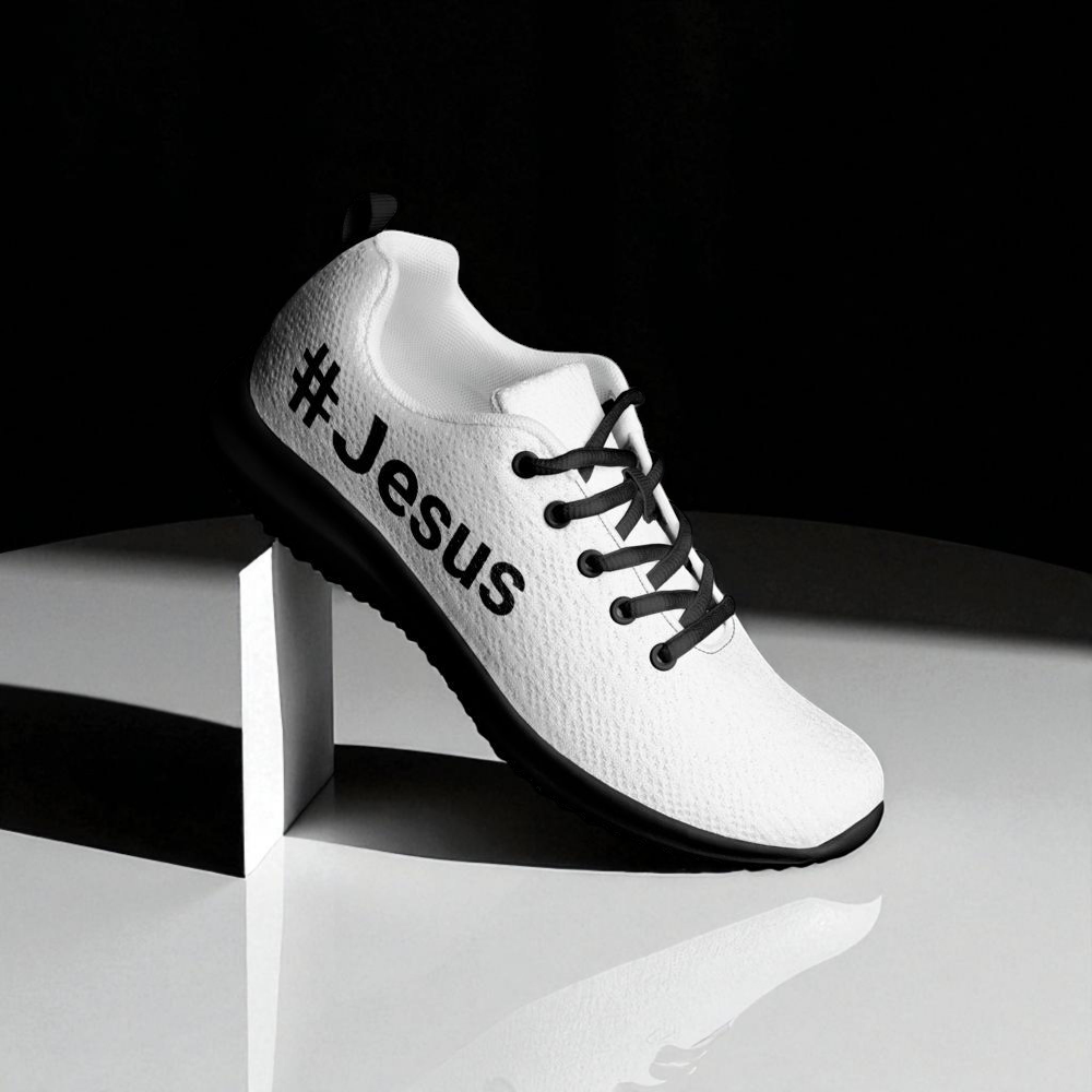 #Jesus white and black Women’s athletic shoes