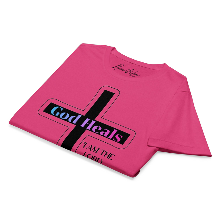 God Heals Women’s Fashion Christian t-shirt