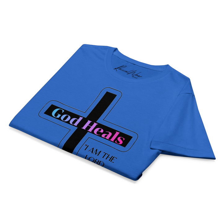 God Heals Women’s Fashion Christian t-shirt